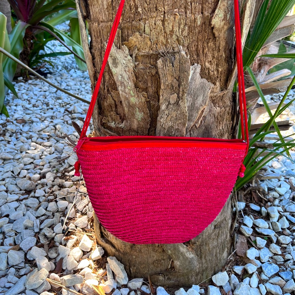 PRELOVED Vintage Straw Purse